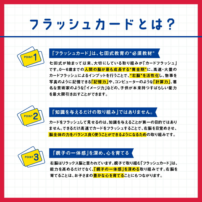 楽天市場】【ふるさと納税】フラッシュカード 七田式ドッツセット 説明