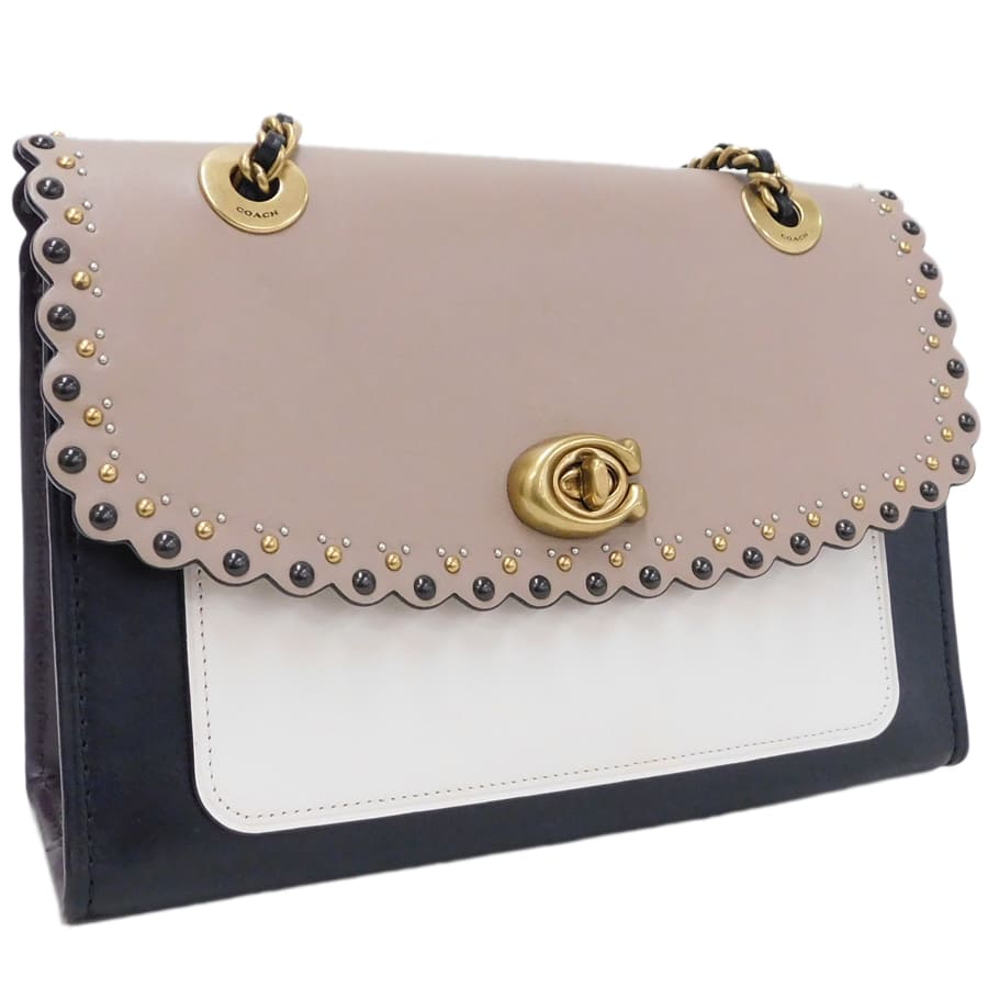 楽天市場】【中古】新品同様 コーチ チェーン ショルダーバッグ 74090