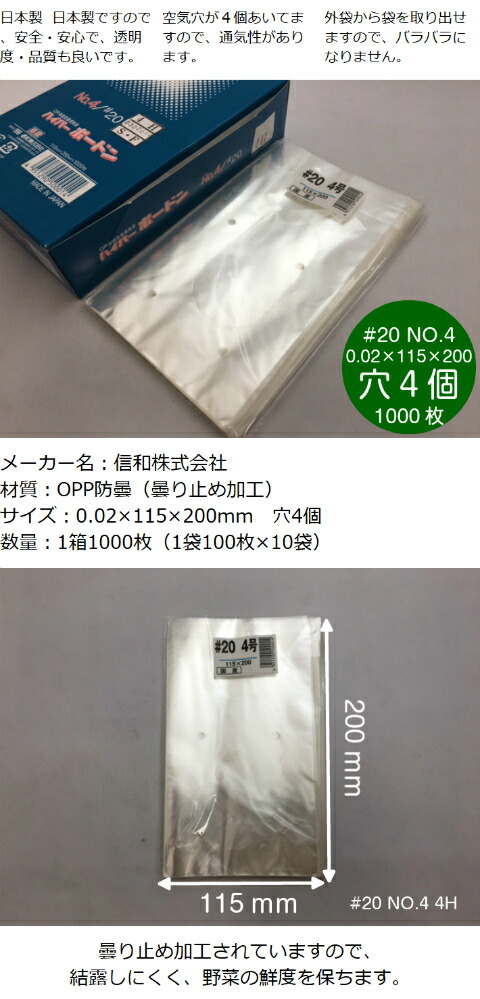 楽天市場】OPP ハイパーボードン #20 NO.4【4穴】 0.02×115×200mm