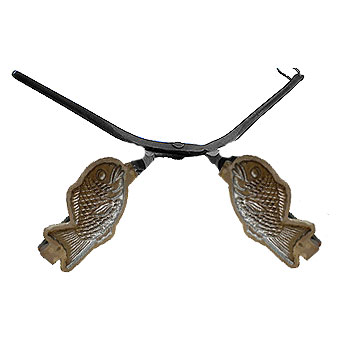 楽天市場】本職用 元祖たい焼き 一丁焼き(一匹用) 鉄鋳物製 たい焼き1