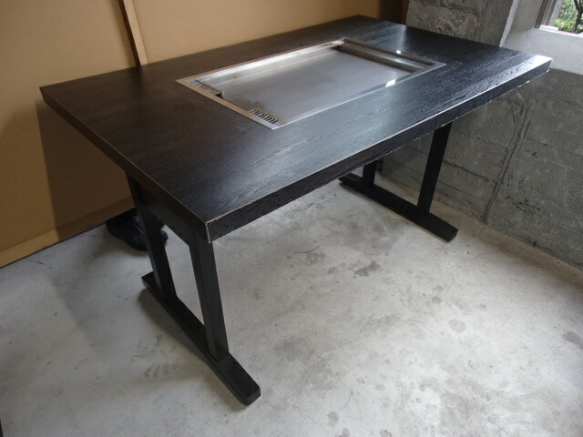 楽天市場】都市ガス用 お好み焼き テーブル 4人用 お好み焼台 1200×750