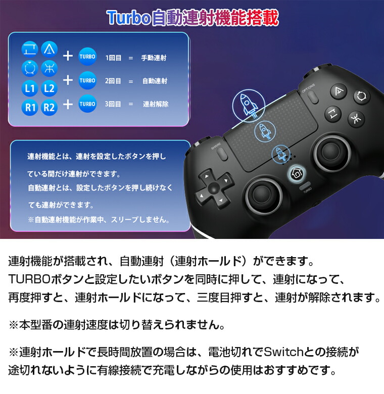 楽天市場】PS4 コントローラー 自動連射 背面ボタン付き Bluetooth5.0