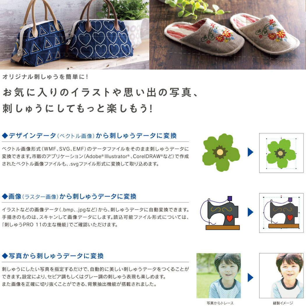 SZ6 刺繍プロ11 ミシンPC ブラザー ジャノメ juki アップグレード版