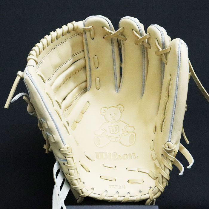 Wilson 硬式グローブ ベージュ テディベア Wilson 硬式グローブ