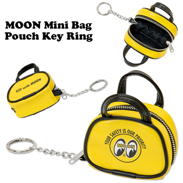 楽天市場】mooneyes ムーンアイズ ミニ バッグ ポーチ キーリング キー