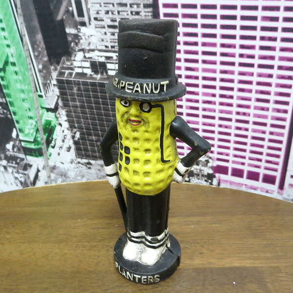 楽天市場】ミスター ピーナツ アンティーク 置物 貯金箱 アメリカン