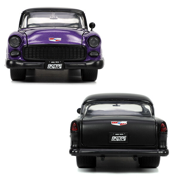 楽天市場】ミニカー アメ車 1955 シボレー ベルエア JADATOYS 1:24 BTM