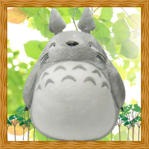 楽天市場】となりのトトロ 大トトロ お昼寝クッション グレー (ジブリ