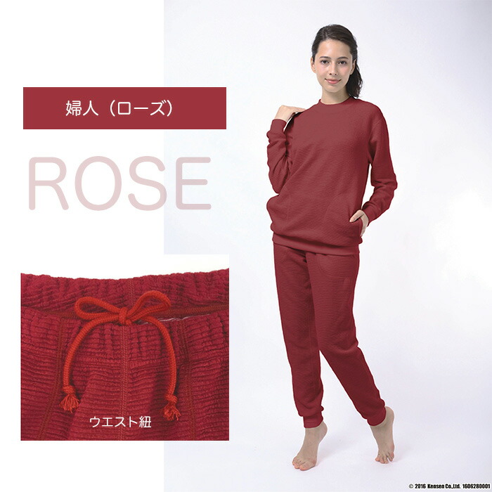 楽天市場】ダンロン使用 ひだまりスエットスーツ 上下組 婦人用