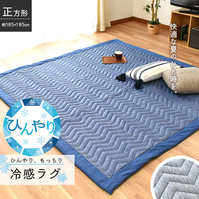 楽天市場】【25日20時〜2H限定10％OFFクーポン】ラグ 夏用 接触冷感