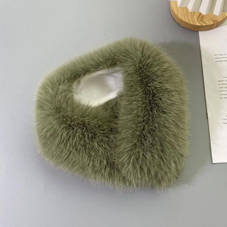 楽天市場】ファー ネックウォーマー ティペット レディース 付け襟