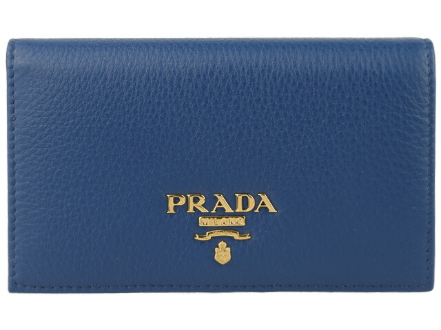 楽天市場】プラダ PRADA カードケース アウトレット 1mv020vigr-blue