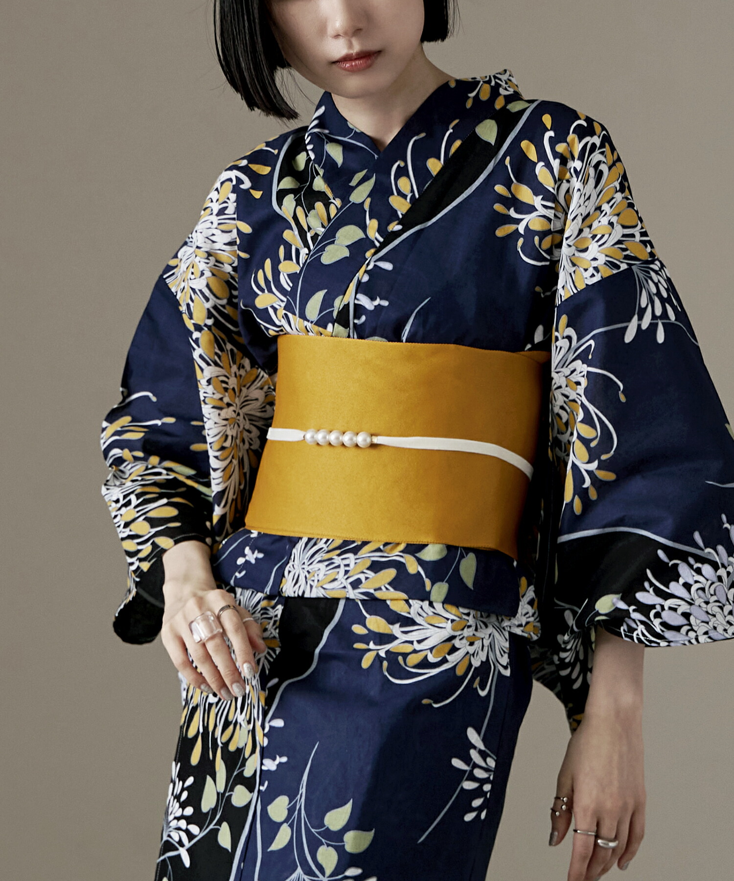 楽天市場】綿仕立て上がり浴衣＋半幅帯 2点セット 浴衣 セット