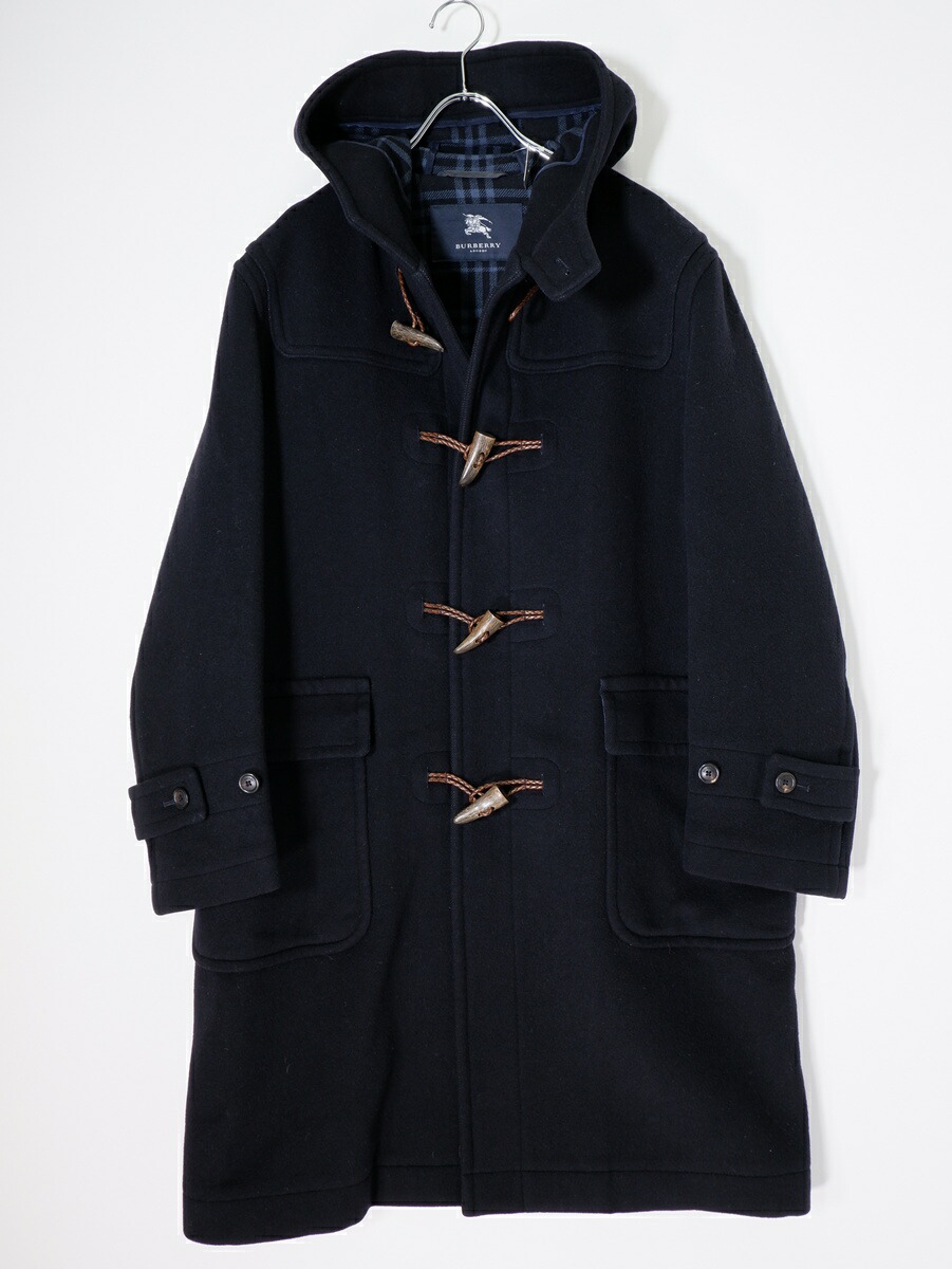 楽天市場】ダッフルコート burberry ネイビーの通販