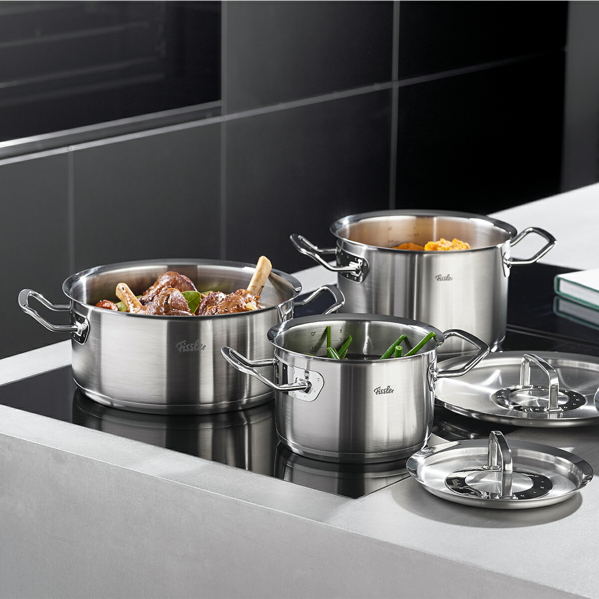 楽天市場】【公式】 フィスラー 両手鍋 24cm オリジナル プロフィ