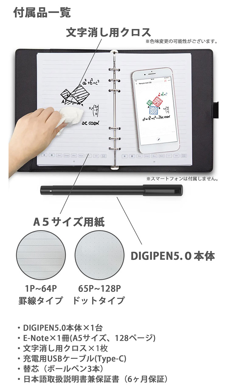 楽天市場】【2000円OFFクーポン】DIGIPEN 5.0 ノートに書くだけで