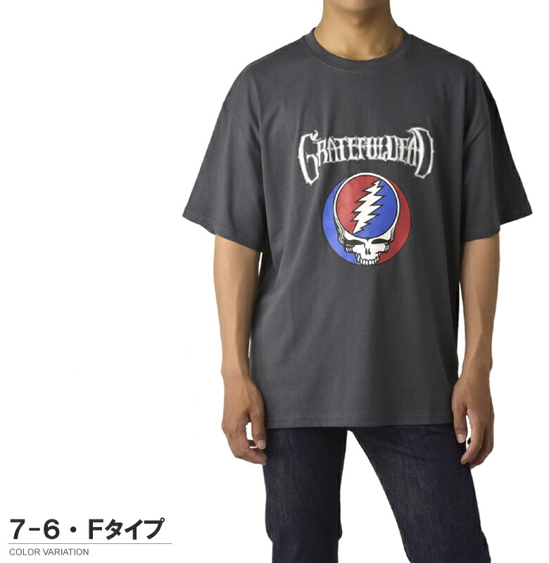 楽天市場】Grateful Dead グレイトフルデッド ワイドシルエット T