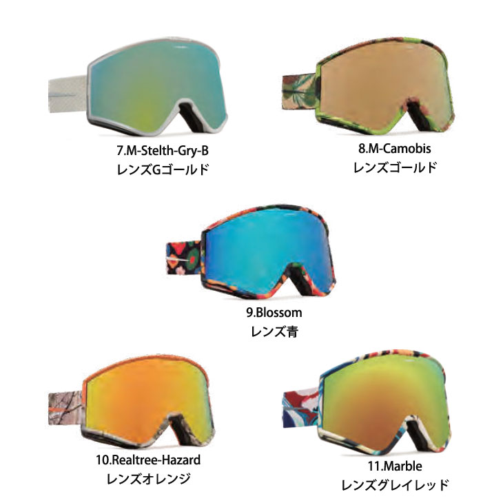 楽天市場】22-23 ELECTRIC エレクトリック スノー ゴーグル Kleveland