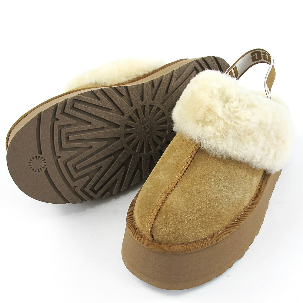楽天市場】【shoes15】UGG ファンケット 厚底 スリッポン BLACK CHE