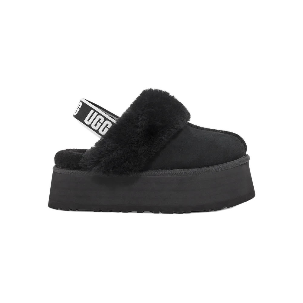 楽天市場】【shoes15】UGG ファンケット 厚底 スリッポン BLACK CHE