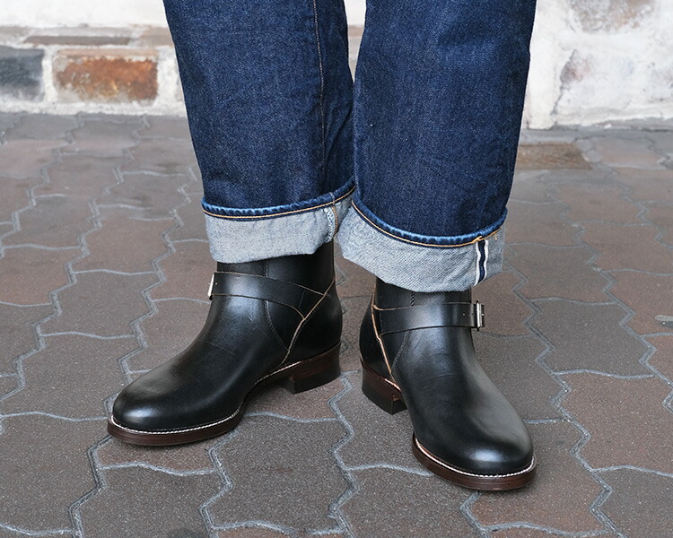 楽天市場】JELADO the BOOTED ENGINEER BOOT BLACK ジェラードザブー