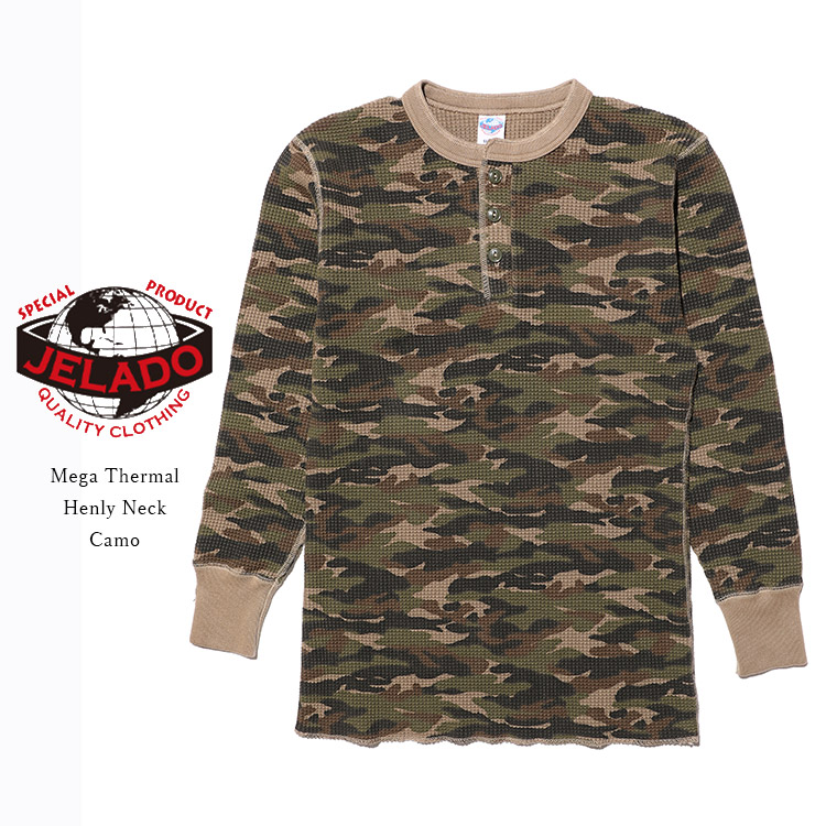 楽天市場】JELADO ジェラード AB94236 Mega Thermal Henly Neck メガ
