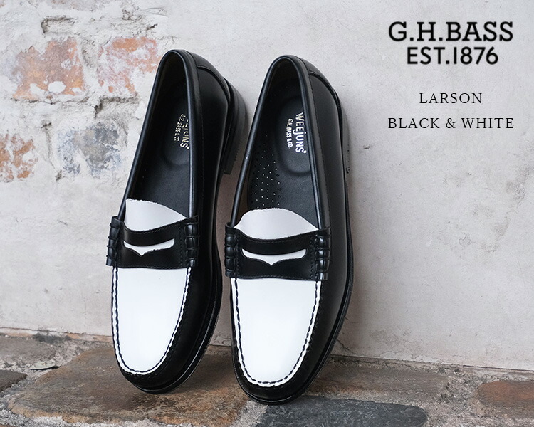 楽天市場】G.H.BASS ジーエイチバス LARSON ラーソン MOC PENNY LOAFER
