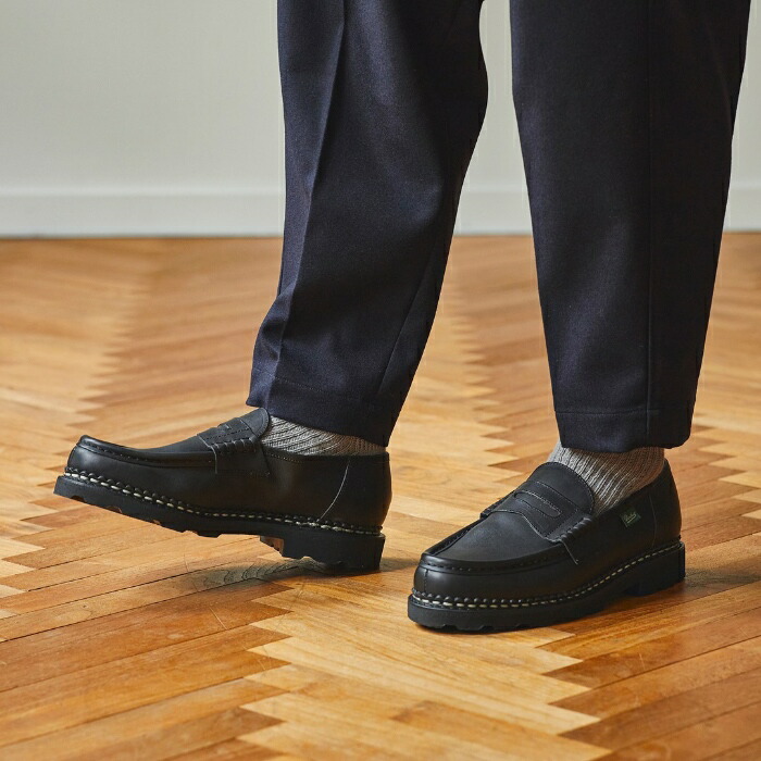 楽天市場】PARABOOT REIMS パラブーツ ランス 099412 ブラック LOAFER