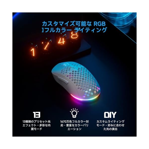 楽天市場】【送料無料】Falcon M1 ワイヤレスゲーミングマウス 無線