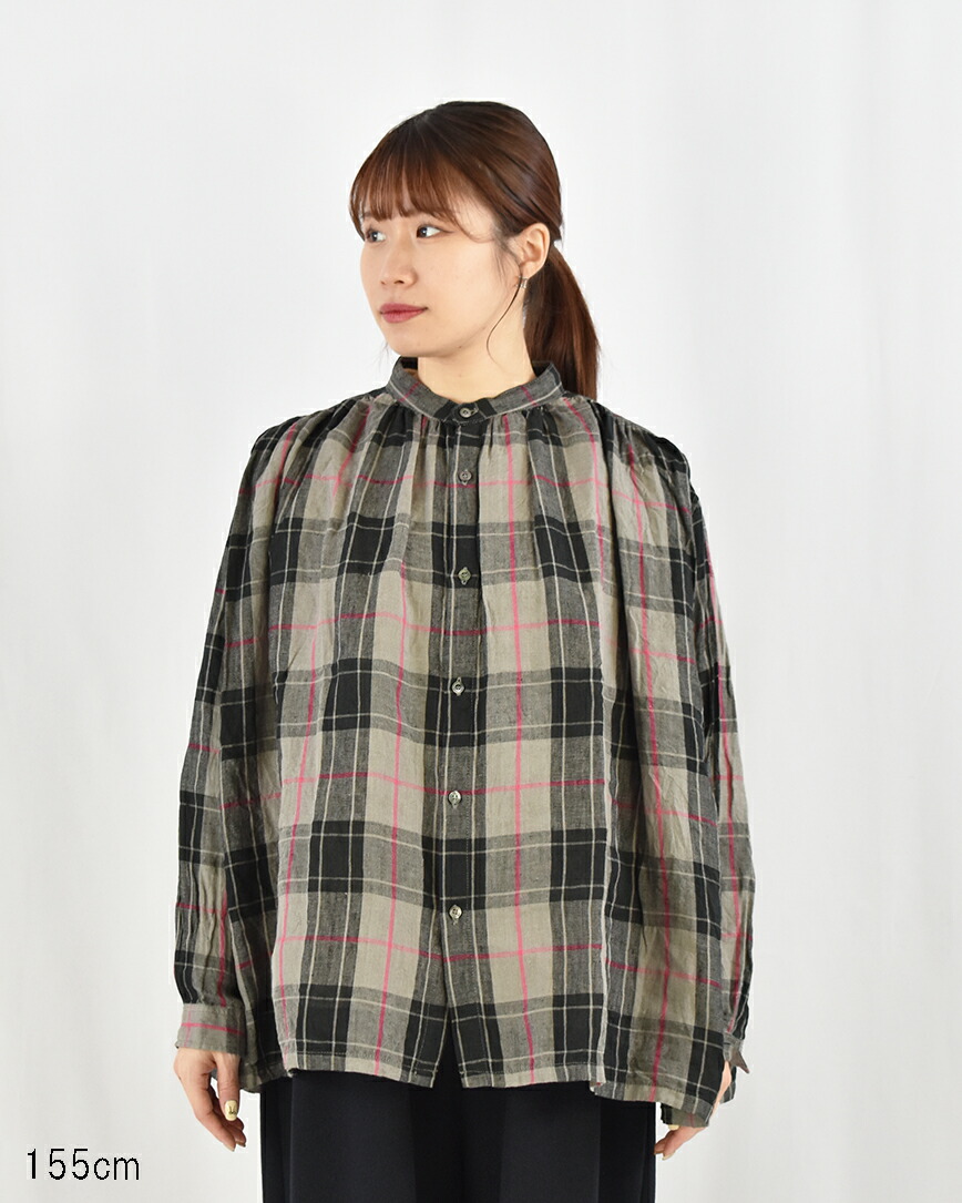 楽天市場】ICHI Antiquites リネン タータンチェック シャツ イチ