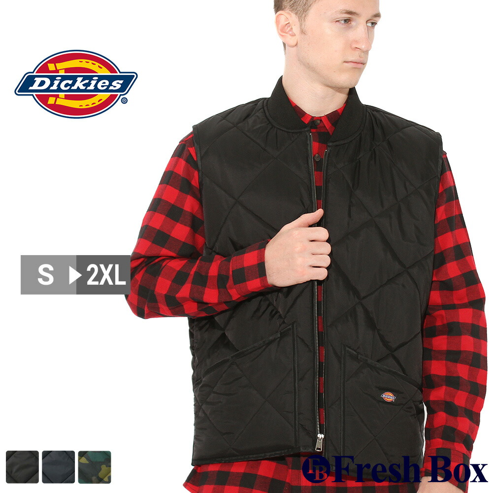 楽天市場】Dickies ディッキーズ ワーク ベスト 中綿 メンズ 中綿
