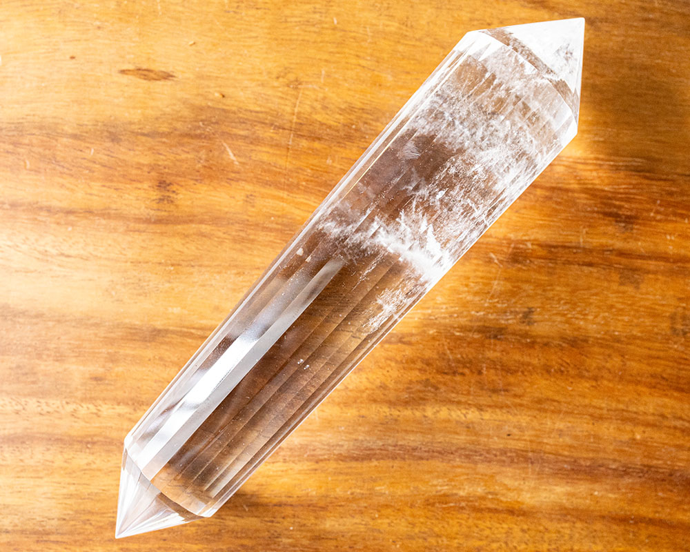 楽天市場】一点物 水晶 最大級 ヴォーゲルワンド 約154mm 約231g