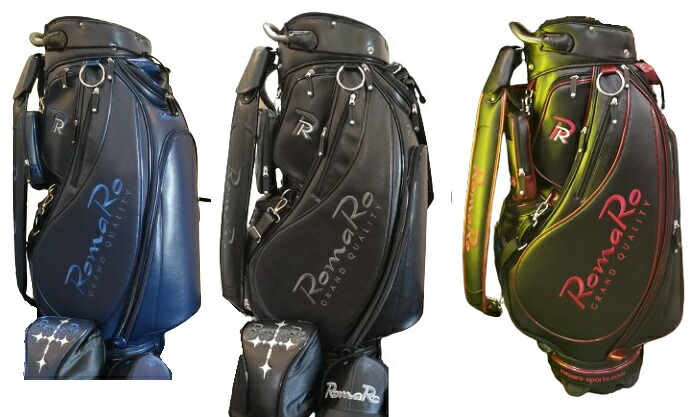 楽天市場】【ネーム入れ無料】2024 ロマロ PRO MODEL CADDIE BAG 9.5