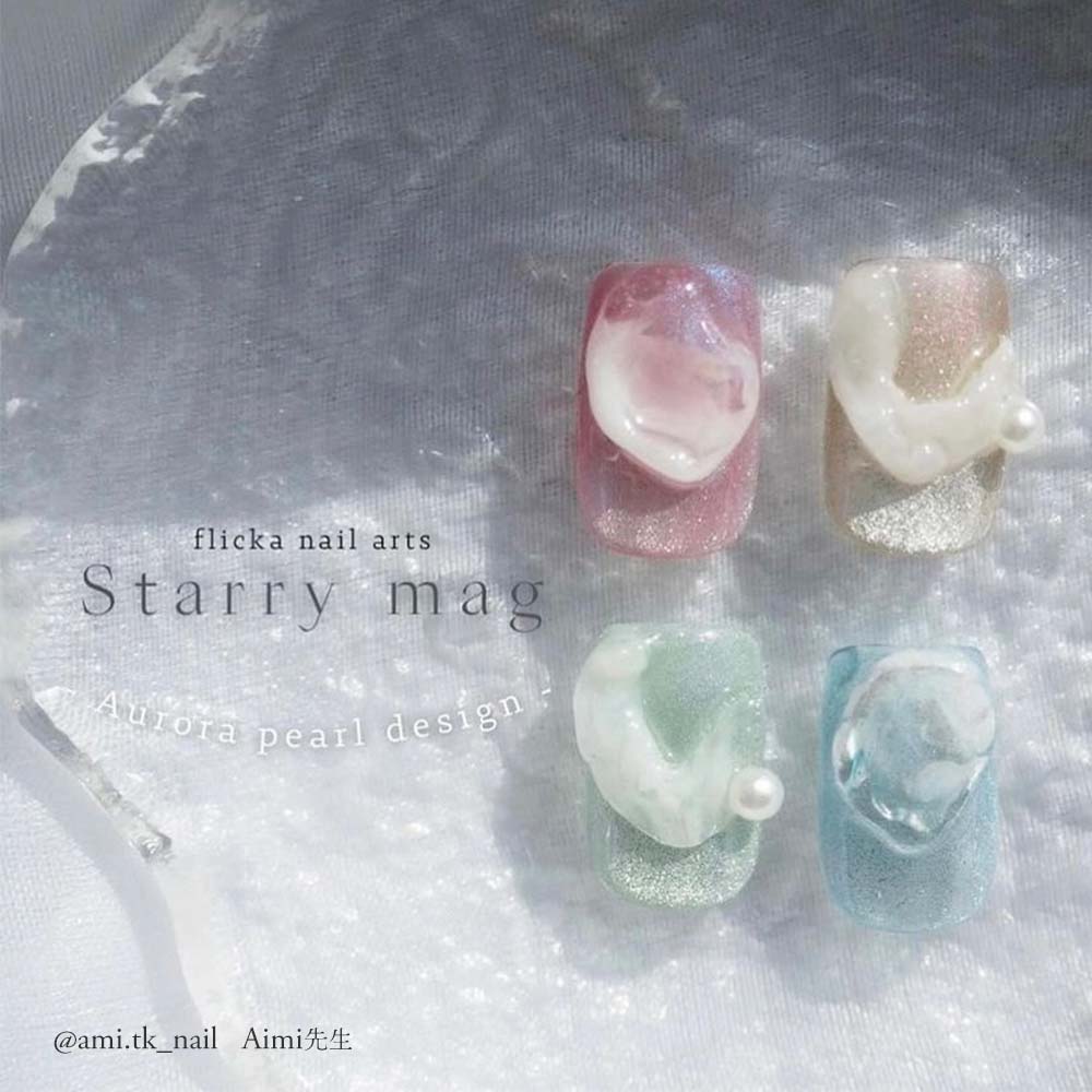 楽天市場】flicka nail arts フリッカスターリーマグジェル 全8色 5g