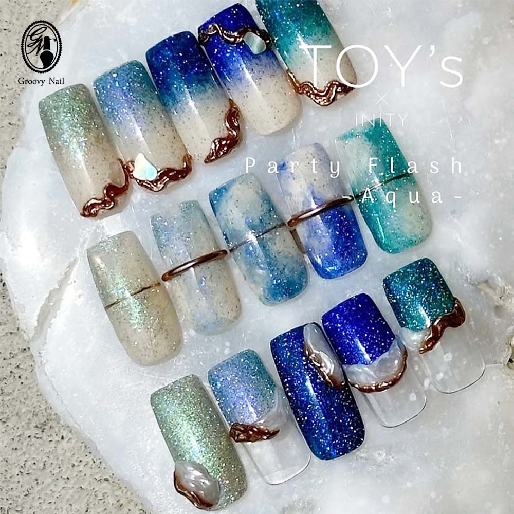 toys×inity バービークリスタルフラッシュジェル8色 toys×inity