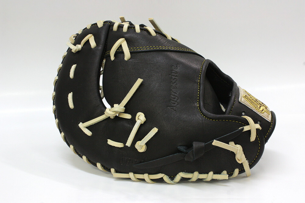 RKG-311F 軟式用グローブ 少年用 黒 ファーストミット 左投げ用 RKG