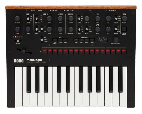 楽天市場】KORG monologue Monophonic Analogue Synthesizer 新品
