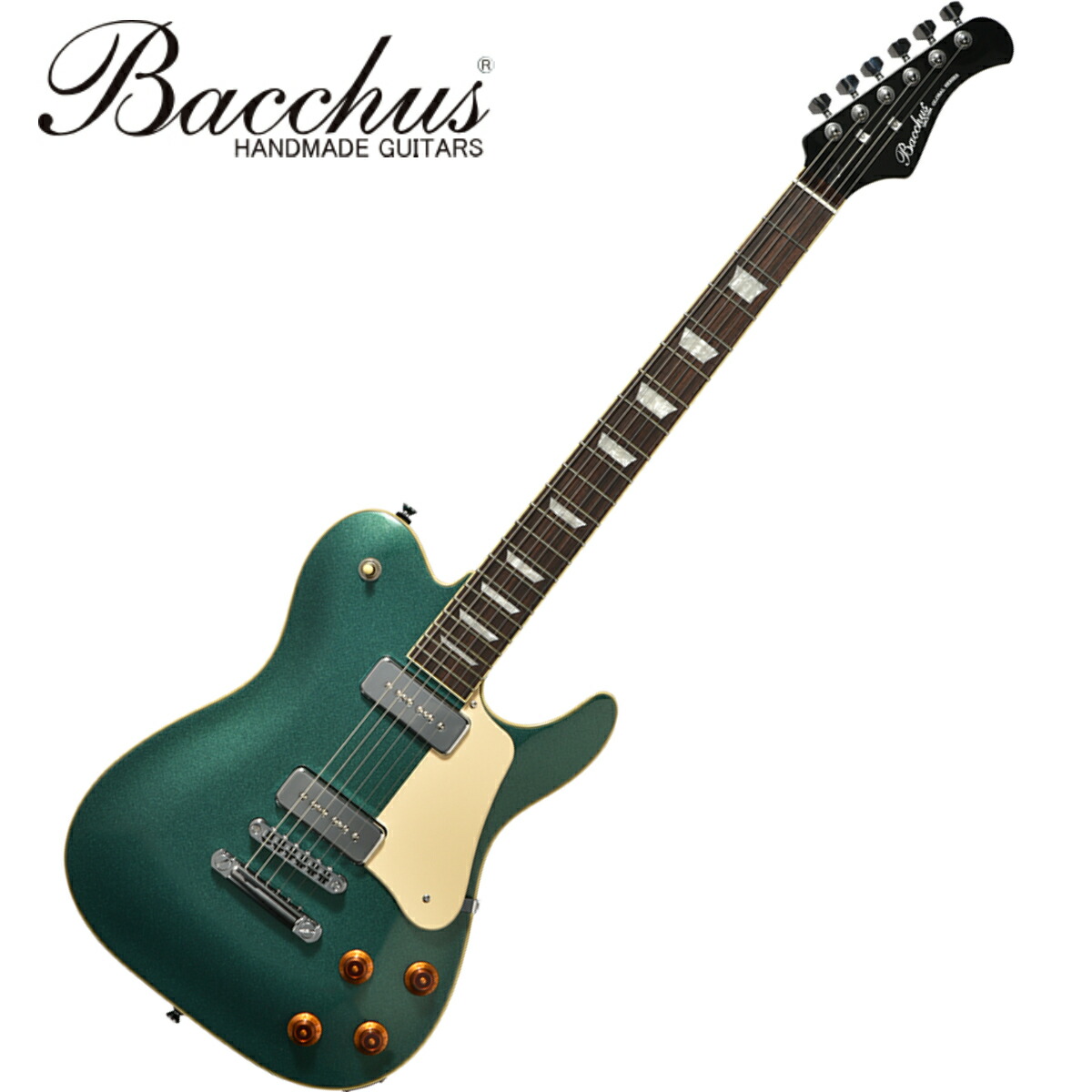 楽天市場】バッカス ギター（カラーグリーン）（エレキギター｜ギター