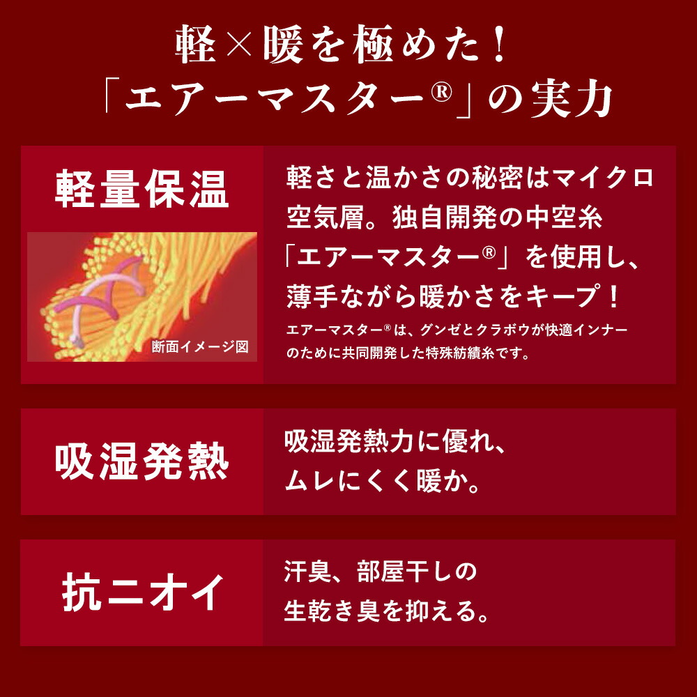 楽天市場】【SALE】≪薄手なのにすっきり温かい≫ グンゼ ホット