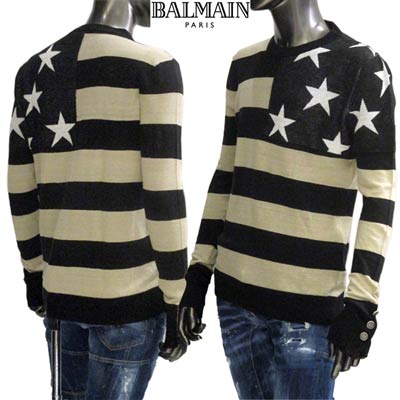 楽天市場】バルマン BALMAIN メンズ トップス ニット セーター