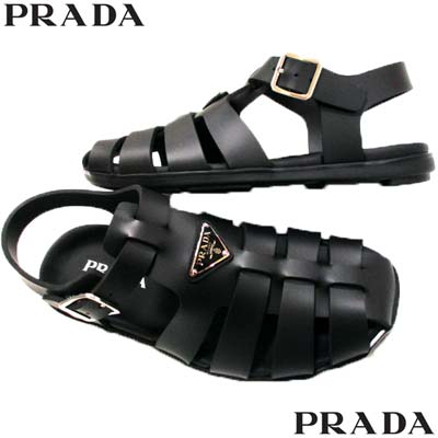 楽天市場】PRADA プラダ サンダル メンズ 靴 トライアングルロゴ