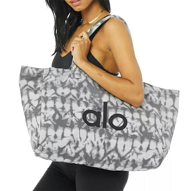 楽天市場】【送料無料】Alo Yoga（アローヨガ）Grey Tiedye Tote Bag