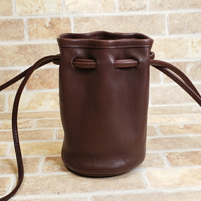 楽天市場】【中古品】オールドコーチ USA製 レザー ミニ 巾着