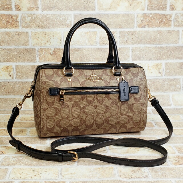 楽天市場】【中古品】美品 コーチ COACH ローアン サッチェル