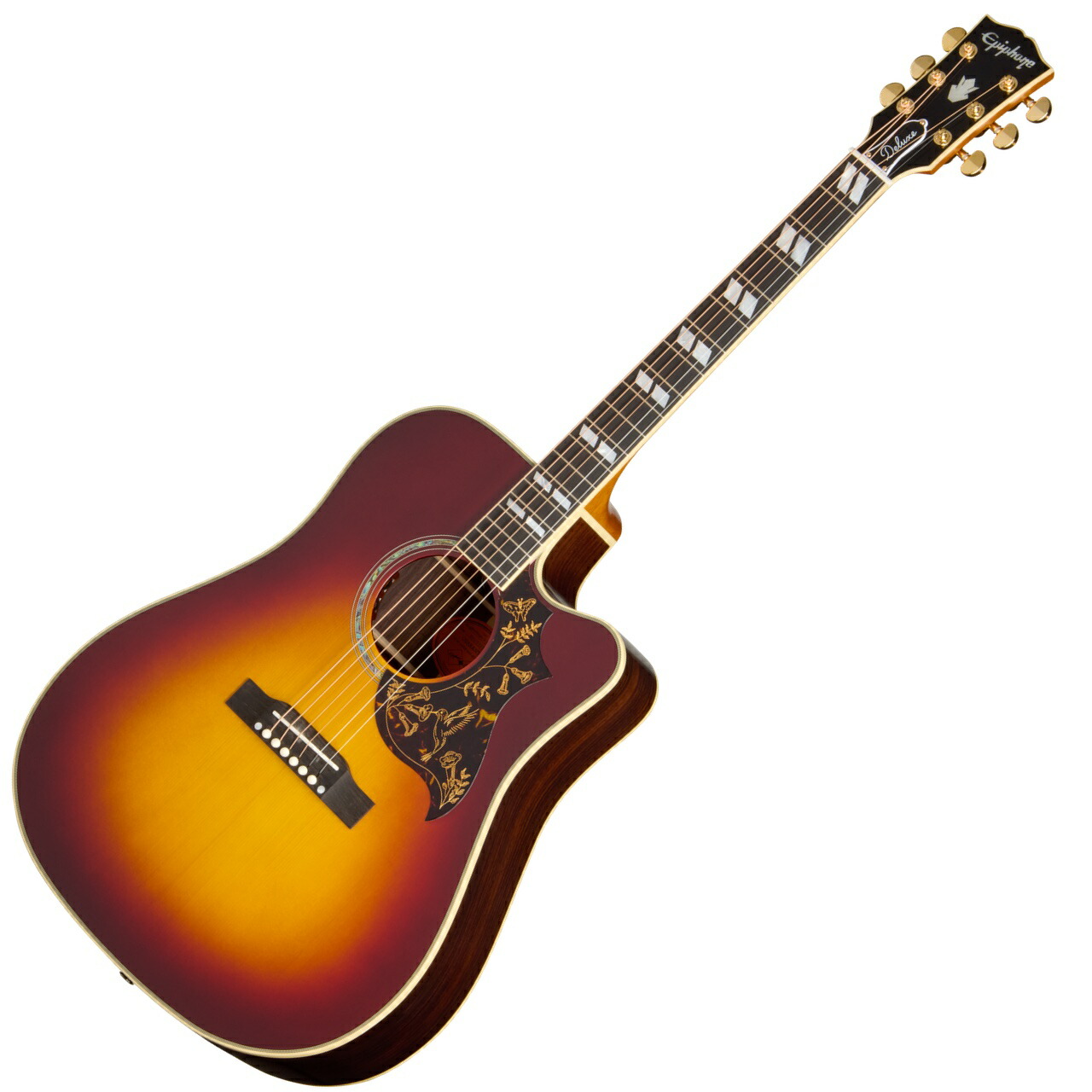 楽天市場】Epiphone エピフォン Hummingbird Deluxe EC Autumn Burst