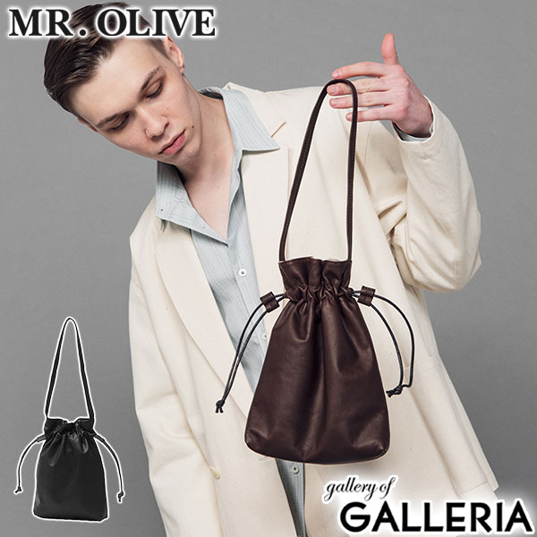 楽天市場】ミスターオリーブ イー.オー.アイ 巾着バッグ メンズ 本革