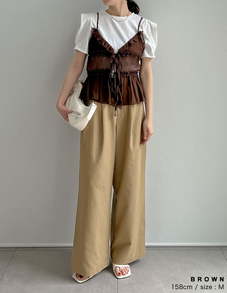 新品 未使用 タグ付き フリル リボン コットン キャミソール 楽天市場