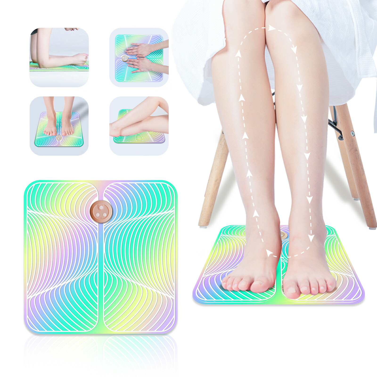 楽天市場】EMSマット フット フットマット 美脚 マット 電気刺激 足裏