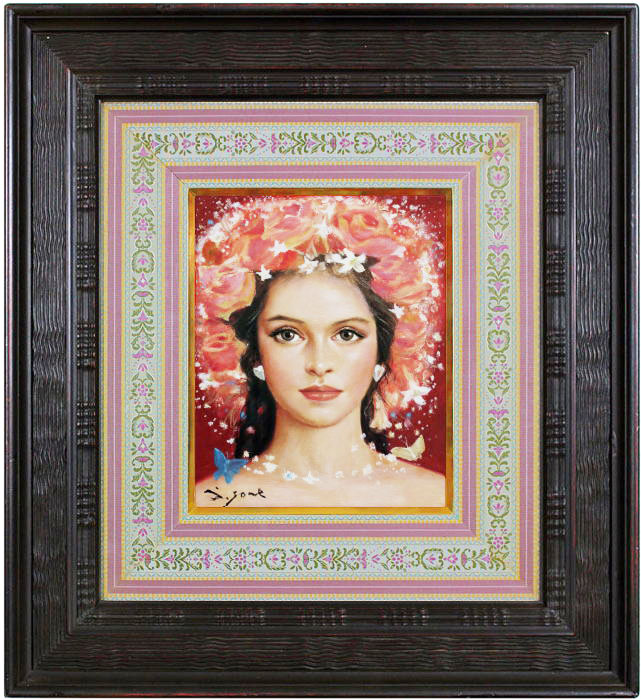 楽天市場】芝田米三『開花』油絵・油彩画【中古】 : 内田画廊