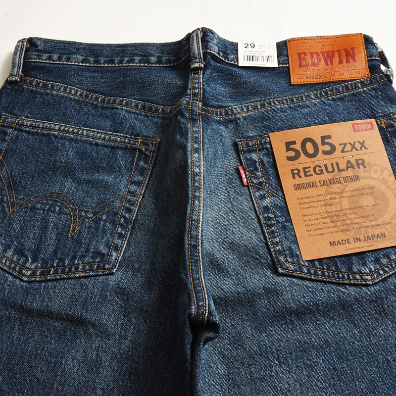 楽天市場】EDWIN エドウィン 505ZXX レギュラーストレート セルビッジ